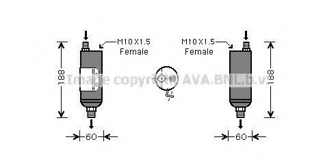 AVA QUALITY COOLING HYD128 Осушувач, кондиціонер