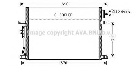 AVA QUALITY COOLING JEA5050 Конденсатор, кондиціонер