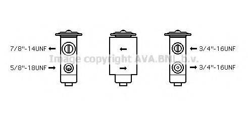 AVA QUALITY COOLING JR1038 Розширювальний клапан, кондиціонер