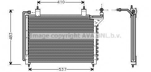 AVA QUALITY COOLING JR5020D Конденсатор, кондиціонер