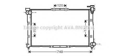 AVA QUALITY COOLING KA2039 Радіатор, охолодження двигуна