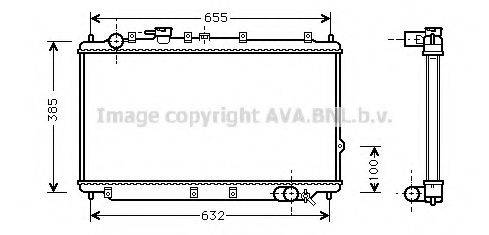 AVA QUALITY COOLING KA2114 Радіатор, охолодження двигуна