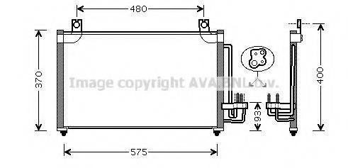 AVA QUALITY COOLING KA5031 Конденсатор, кондиціонер