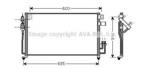 AVA QUALITY COOLING KA5061D Конденсатор, кондиціонер