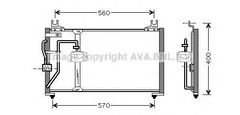 AVA QUALITY COOLING KA5062 Конденсатор, кондиціонер