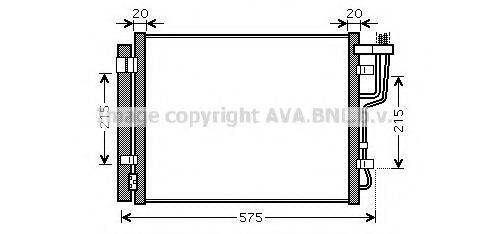 AVA QUALITY COOLING KA5100D Конденсатор, кондиціонер