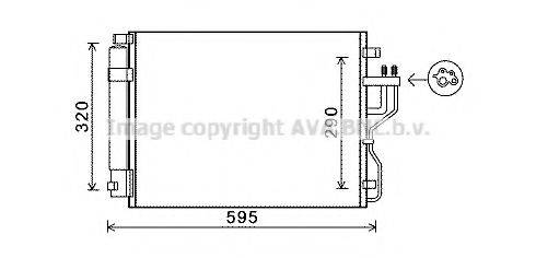 AVA QUALITY COOLING KA5151D Конденсатор, кондиціонер