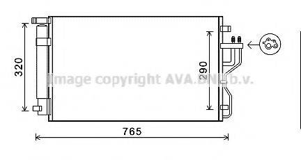 AVA QUALITY COOLING KA5153D Конденсатор, кондиціонер