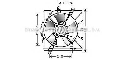 AVA QUALITY COOLING KA7504 Вентилятор, охолодження двигуна