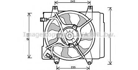 AVA QUALITY COOLING KA7519 Вентилятор, охолодження двигуна