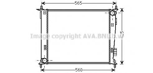 AVA QUALITY COOLING KAA2143 Радіатор, охолодження двигуна