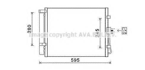 AVA QUALITY COOLING KAA5150D Конденсатор, кондиціонер