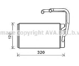 AVA QUALITY COOLING KAA6263 Теплообмінник, опалення салону