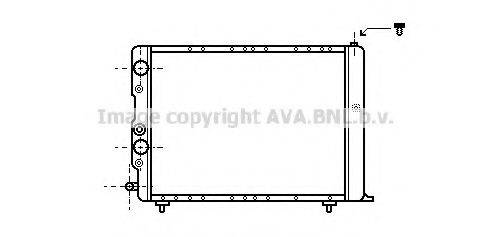 AVA QUALITY COOLING LC2036 Радіатор, охолодження двигуна