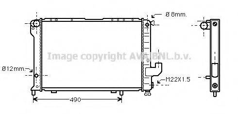 AVA QUALITY COOLING LC2037 Радіатор, охолодження двигуна