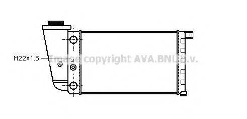 AVA QUALITY COOLING LC2048 Радіатор, охолодження двигуна