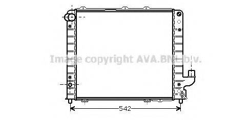 AVA QUALITY COOLING LC2056 Радіатор, охолодження двигуна