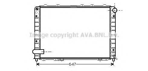 AVA QUALITY COOLING LC2057 Радіатор, охолодження двигуна