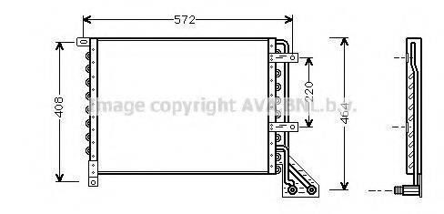 AVA QUALITY COOLING LC5063 Конденсатор, кондиціонер