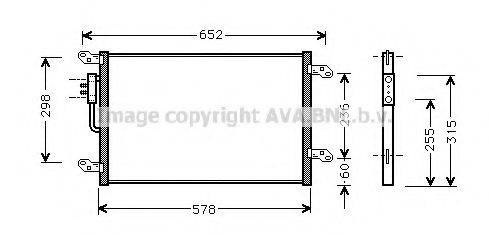 AVA QUALITY COOLING LC5080 Конденсатор, кондиціонер