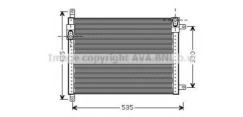 AVA QUALITY COOLING LC5089 Конденсатор, кондиціонер