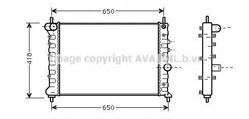 AVA QUALITY COOLING LCA2078 Радіатор, охолодження двигуна