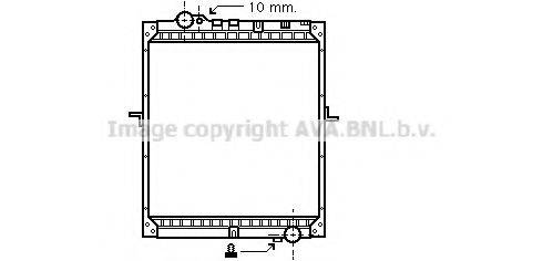 AVA QUALITY COOLING ME2174 Радіатор, охолодження двигуна