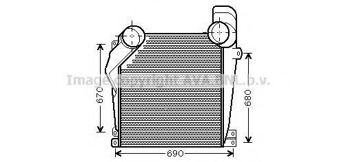 AVA QUALITY COOLING MEA4226 Інтеркулер