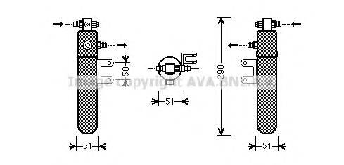 AVA QUALITY COOLING MED229 Осушувач, кондиціонер