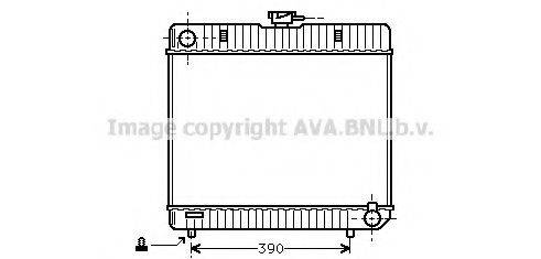 AVA QUALITY COOLING MS2042 Радіатор, охолодження двигуна