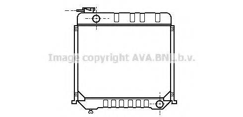 AVA QUALITY COOLING MS2059 Радіатор, охолодження двигуна