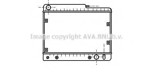 AVA QUALITY COOLING MS2076 Радіатор, охолодження двигуна