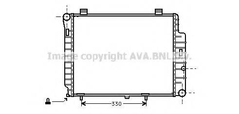 AVA QUALITY COOLING MS2155 Радіатор, охолодження двигуна