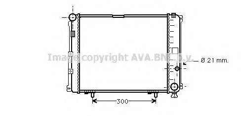 AVA QUALITY COOLING MS2210 Радіатор, охолодження двигуна