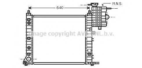 AVA QUALITY COOLING MS2350 Радіатор, охолодження двигуна