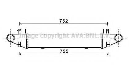 AVA QUALITY COOLING MS4557 Інтеркулер