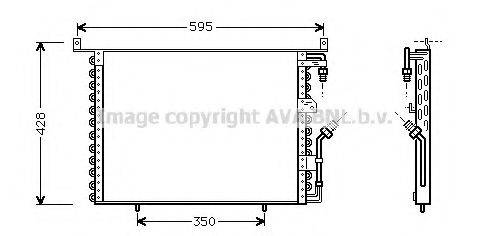 AVA QUALITY COOLING MS5142 Конденсатор, кондиціонер