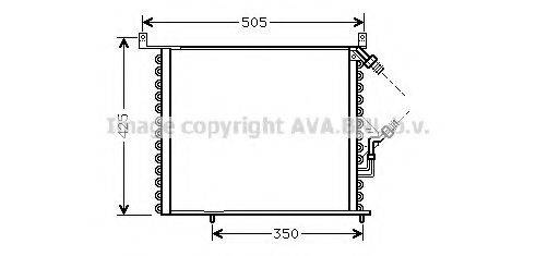 AVA QUALITY COOLING MS5193 Конденсатор, кондиціонер