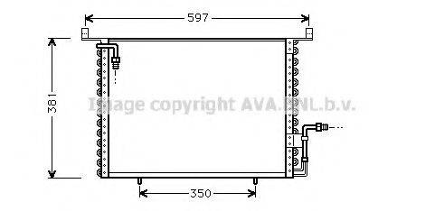 AVA QUALITY COOLING MS5194 Конденсатор, кондиціонер