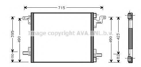 AVA QUALITY COOLING MS5270 Конденсатор, кондиціонер