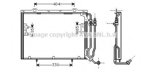 AVA QUALITY COOLING MS5279 Конденсатор, кондиціонер