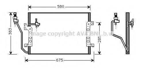 AVA QUALITY COOLING MS5330 Конденсатор, кондиціонер