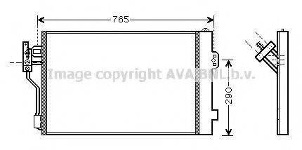 AVA QUALITY COOLING MS5352 Конденсатор, кондиціонер