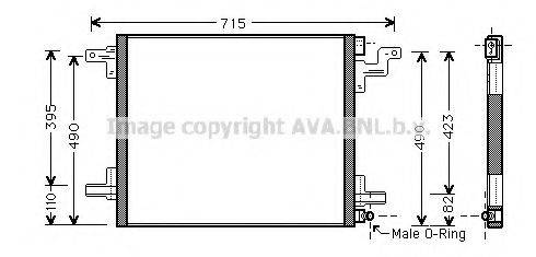 AVA QUALITY COOLING MS5377 Конденсатор, кондиціонер