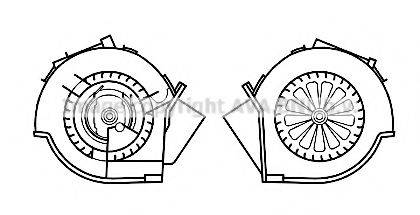 AVA QUALITY COOLING MS8664 Електродвигун, вентиляція салону