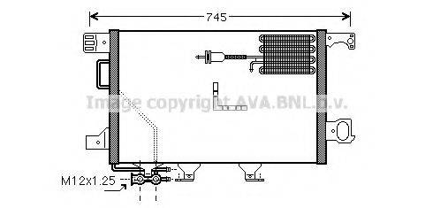 AVA QUALITY COOLING MSA5361 Конденсатор, кондиціонер