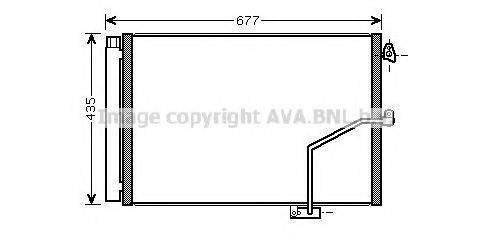 AVA QUALITY COOLING MSA5450D Конденсатор, кондиціонер