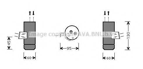 AVA QUALITY COOLING MSD292 Осушувач, кондиціонер