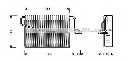 AVA QUALITY COOLING MSV329 Випарник, кондиціонер