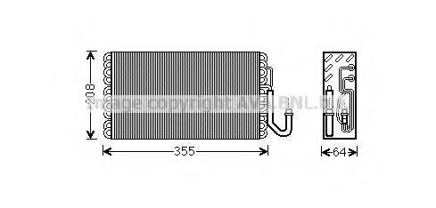 AVA QUALITY COOLING MSV547 Випарник, кондиціонер